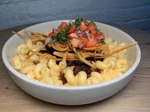 Taco edition mac & cheese (follow your heart cheese) minus the "beef" crumbles  at The Gradient in Brooklyn