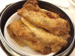 Beancurd rolls at M Garden Vegetarian 常悅素食 in Kowloon