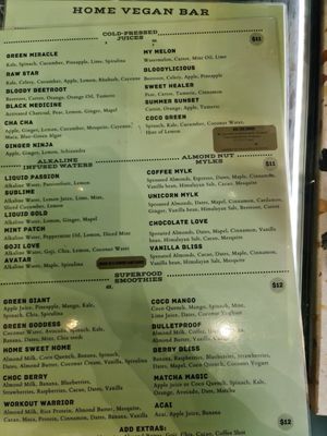 Drinks at Home Vegan Bar in Docklands