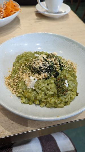 Risotto was to die for at Home Vegan Bar in Docklands