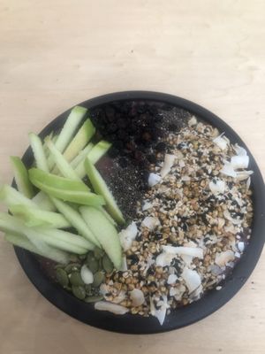 Açai bowl  at Home Vegan Bar in Docklands