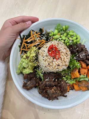 Teriyaki cheeken   at Home Vegan Bar in Docklands