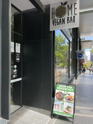   at Home Vegan Bar in Docklands