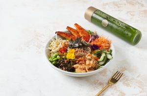 Bibimbap Bowl at Home Vegan Bar in Docklands