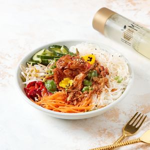 Vietnamese Noodle Bowl at Home Vegan Bar in Docklands