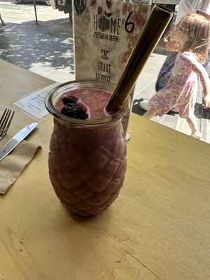 I ate the food soo…fast I forgot to take a picture. I’m sorry lol  at Home Vegan Bar in Docklands