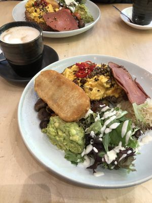 Vegan big breakfast   at Home Vegan Bar in Docklands