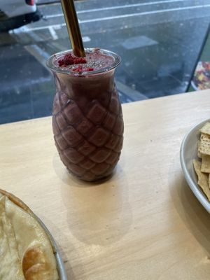 Choc Berry smoothie  at Home Vegan Bar in Docklands