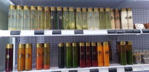 Fresh pressed juices at Home Vegan Bar in Docklands