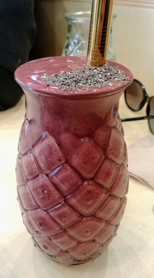 Choc Berry smoothy  at Home Vegan Bar in Docklands