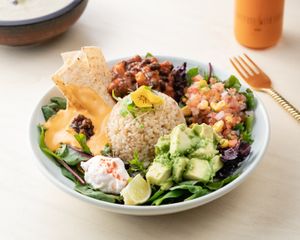 Taco Bowl at Home Vegan Bar in Docklands