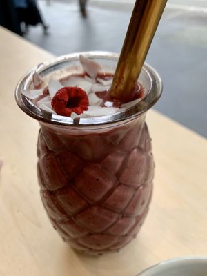 Choco berry yummy smoothie at Home Vegan Bar in Docklands