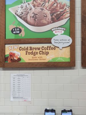 Vegan Cold Brew Coffee Fudge Chip  at Ben & Jerry's  in St Augustine