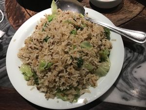 Veg. Mince fried rice at Pure Veggie House 心齋 - Xīn Zhāi in Kowloon