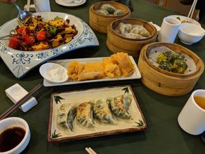 Different dishes. at Pure Veggie House 心齋 - Xīn Zhāi in Kowloon