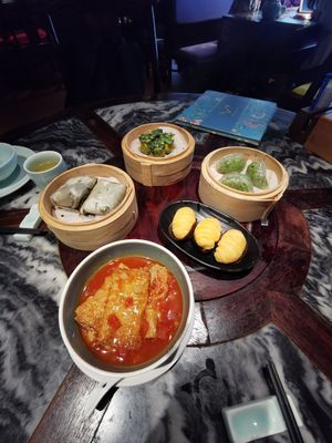 Second visit. Dim sum spread at Pure Veggie House 心齋 - Xīn Zhāi in Kowloon