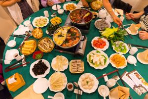 http://www.meetup.com/Meat-Free-Hong-Kong/events/226368871/ World Vegan Day hot pot 1 at Pure Veggie House 心齋 - Xīn Zhāi in Kowloon