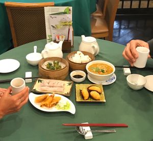 vegan dim sum and tea - one of best in HK at Pure Veggie House 心齋 - Xīn Zhāi in Kowloon