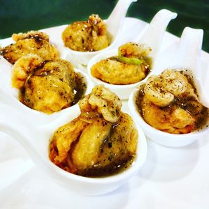 Truffle Dumplings  at Pure Veggie House 心齋 - Xīn Zhāi in Kowloon