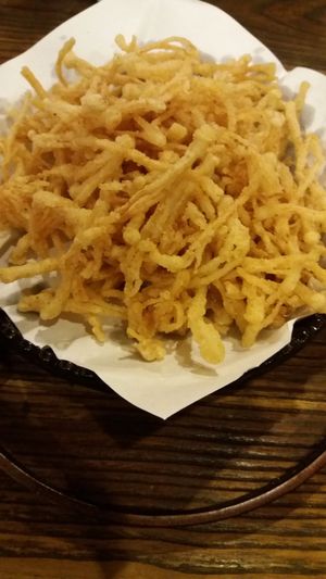 tempura de shimeji at Pure Veggie House 心齋 - Xīn Zhāi in Kowloon