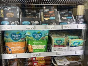 Vegan cheese - lots of options   at Isla Vista Food Co-op in Isla Vista