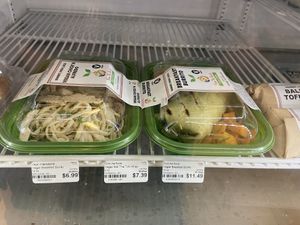 Vegan ready to eat meals - pasta and breakfast burrito   at Isla Vista Food Co-op in Isla Vista