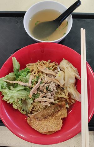 Minced Meat Noodle (opted out fishballs) at Kang Su 康素 - Sims Dr in Central Singapore