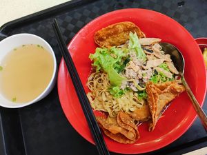 Bak Chor Mee (opted without fish balls) at Kang Su 康素 - Sims Dr in Central Singapore