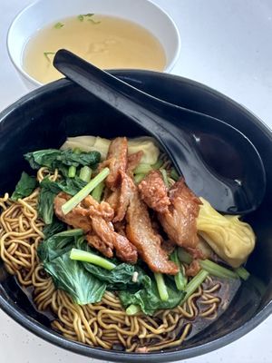 Wanton mee, personally one of the best overall.  at Kang Su 康素 - Sims Dr in Central Singapore