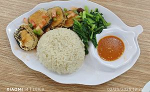 Sweet Sour Fish Rice with added veggies - CNY Special at Kang Su 康素 - Sims Dr in Central Singapore
