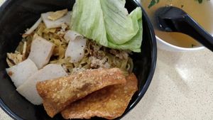 Minced pork noodles at Kang Su 康素 - Sims Dr in Central Singapore