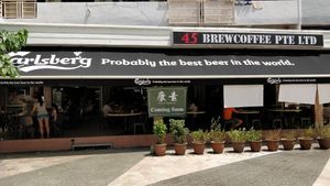 Stall is in 45 brew coffee shop at Kang Su 康素 - Sims Dr in Central Singapore