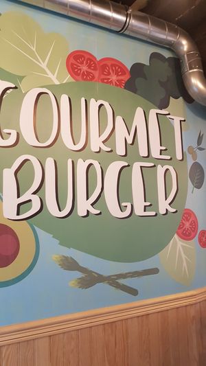 Entrance at Gourmet Burger in Paris