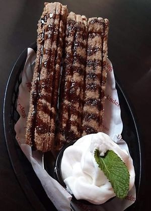Churros and ice cream at Loco Ritas in Dundee