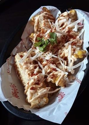 Elote ribs corn at Loco Ritas in Dundee