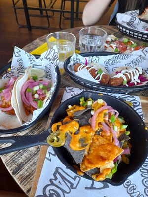 Nachos and tacos at Loco Ritas in Dundee