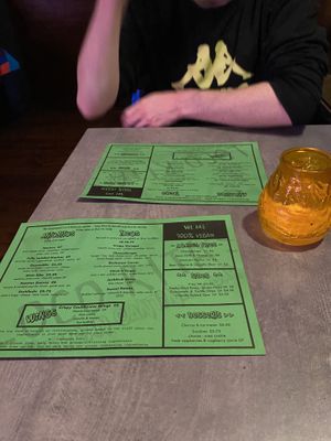 menu  at Loco Ritas in Dundee