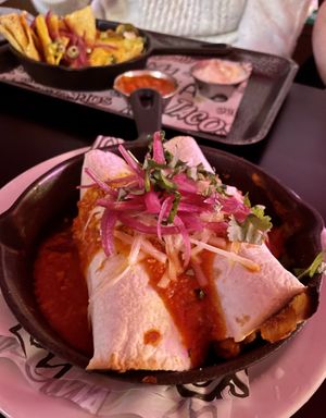 Enchiladas £6.75 #Veganuary at Loco Ritas in Dundee