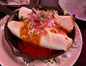 Enchiladas £6.75 #Veganuary at Loco Ritas in Dundee