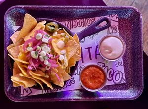 Nachos £7 #Veganuary at Loco Ritas in Dundee