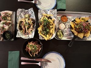 Dishes  at Loco Ritas in Dundee