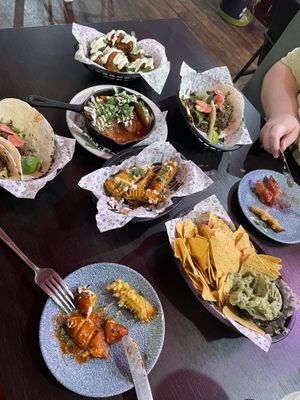 Tapas style Mexican food  at Loco Ritas in Dundee