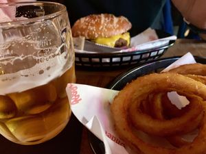 Chick P Diddy burger  at Loco Ritas in Dundee