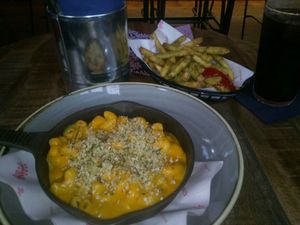 Mac Cheese & Seaweed Fries at Loco Ritas in Dundee