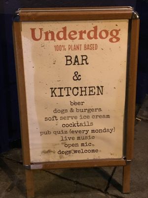 Outside signage at Loco Ritas in Dundee