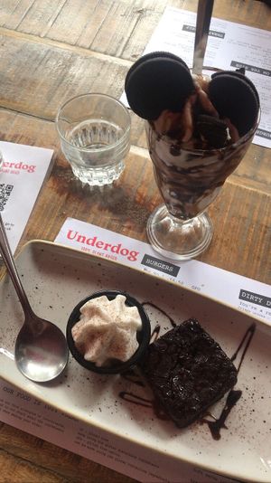 Classic desserts  at Loco Ritas in Dundee