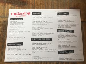 Sept 2020 menu  at Loco Ritas in Dundee