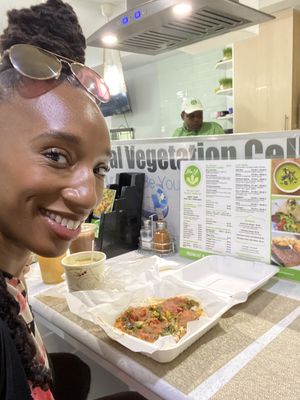 @TierraGoesGreen with my order. at NewLife Natural Vegetation Cell Food in Nassau