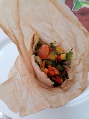 grilled vegetables wrap at Fruchtbar Fulda in Fulda