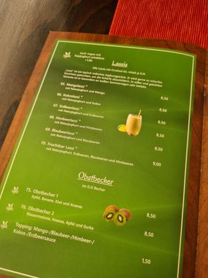 Menu 2 at Fruchtbar Fulda in Fulda
